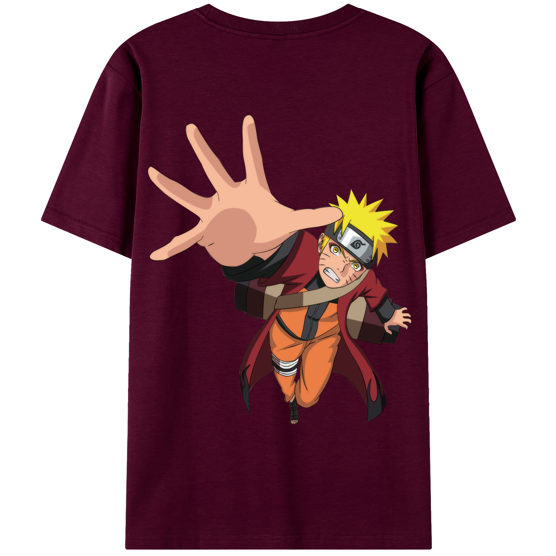 （画像用） NARUTO -ナルト- うずまき ナルト Uzumaki Naruto レディース半袖Tシャツ(バックプリント)